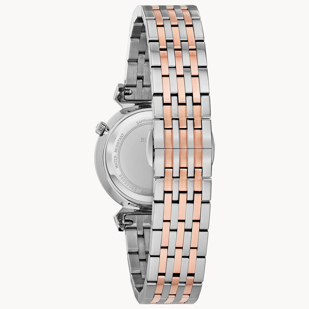 Ladies Two Tone Stainless Steel Bulova Watch