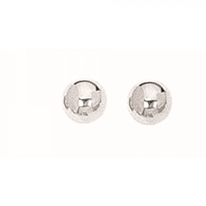 Sterling Silver 5mm Ball Stud Earrings