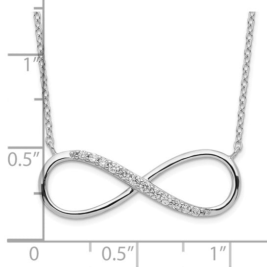 Sterling Silver Infinity Necklace