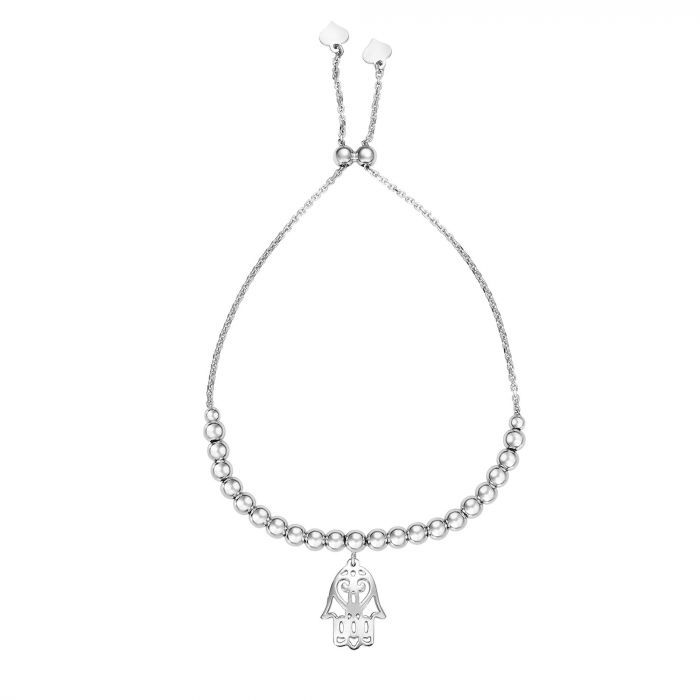 Sterling Silver Hamsa Bracelet