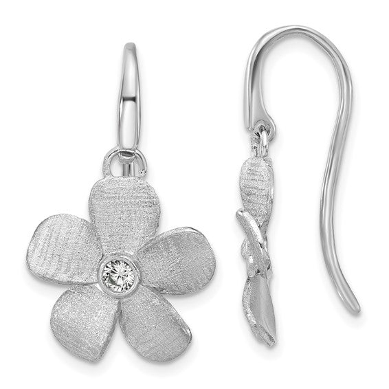 Sterling Silver Flower Earrings