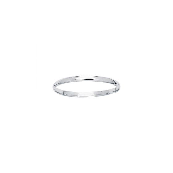 14 Karat White Gold Baby Bangle