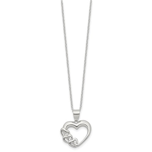 Sterling Silver Heart Necklace