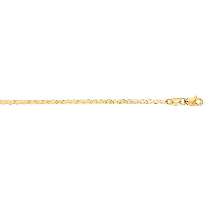 14 Karat Yellow Gold 1.7mm Mariner Link 18 inch Chain