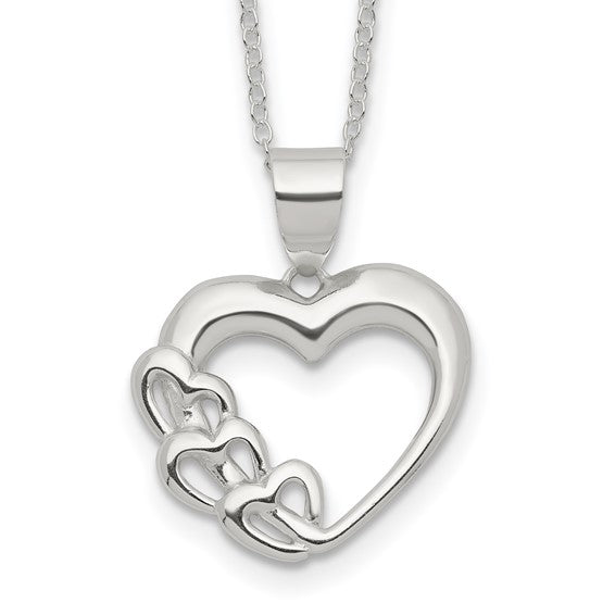 Sterling Silver Heart Necklace